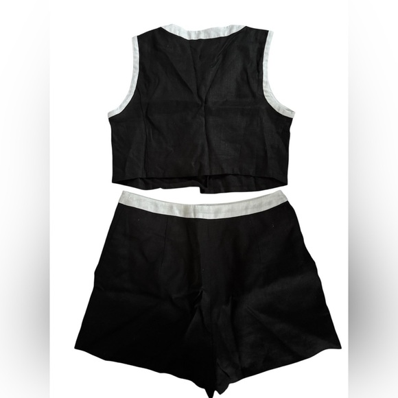 Reformation Roxy Linen Two Piece Size 4 - Picture 3 of 5